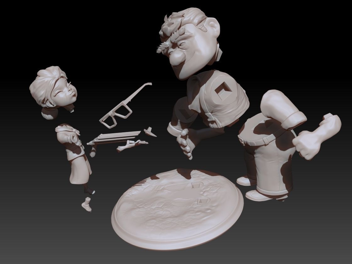 Carl and Ellie 3D print model 3D print model_21