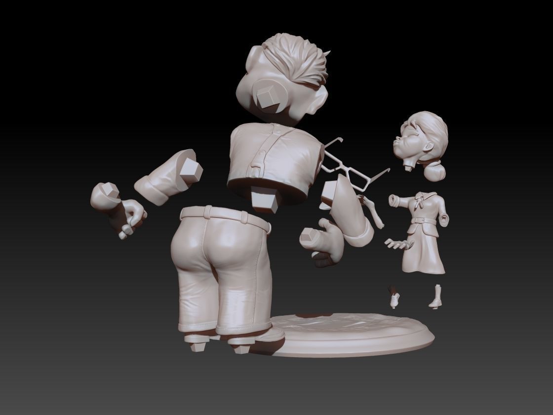 Carl and Ellie 3D print model 3D print model_19