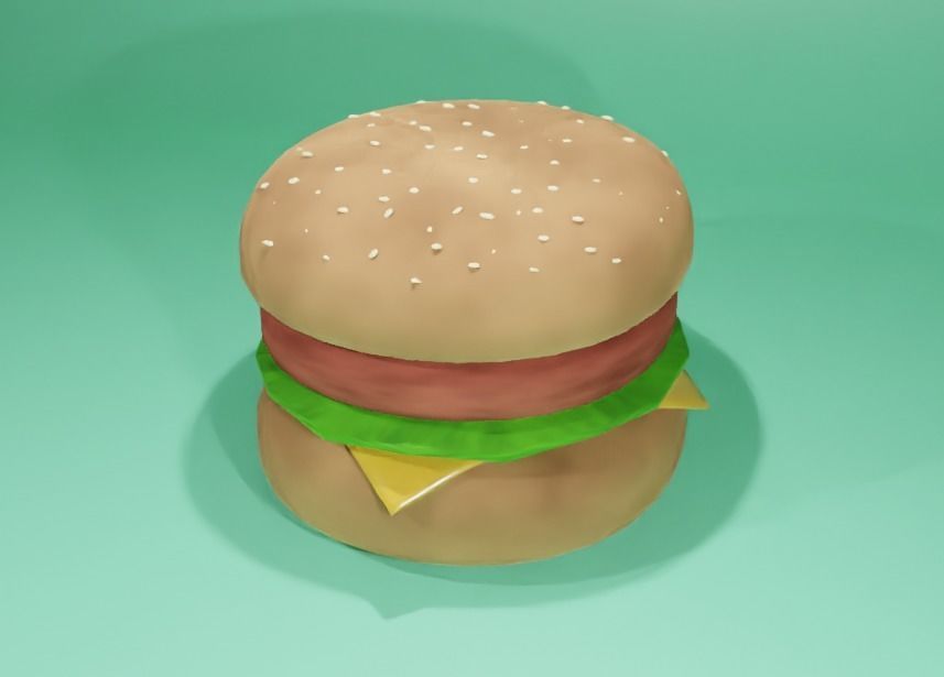 HAMBURGER  3D model_1
