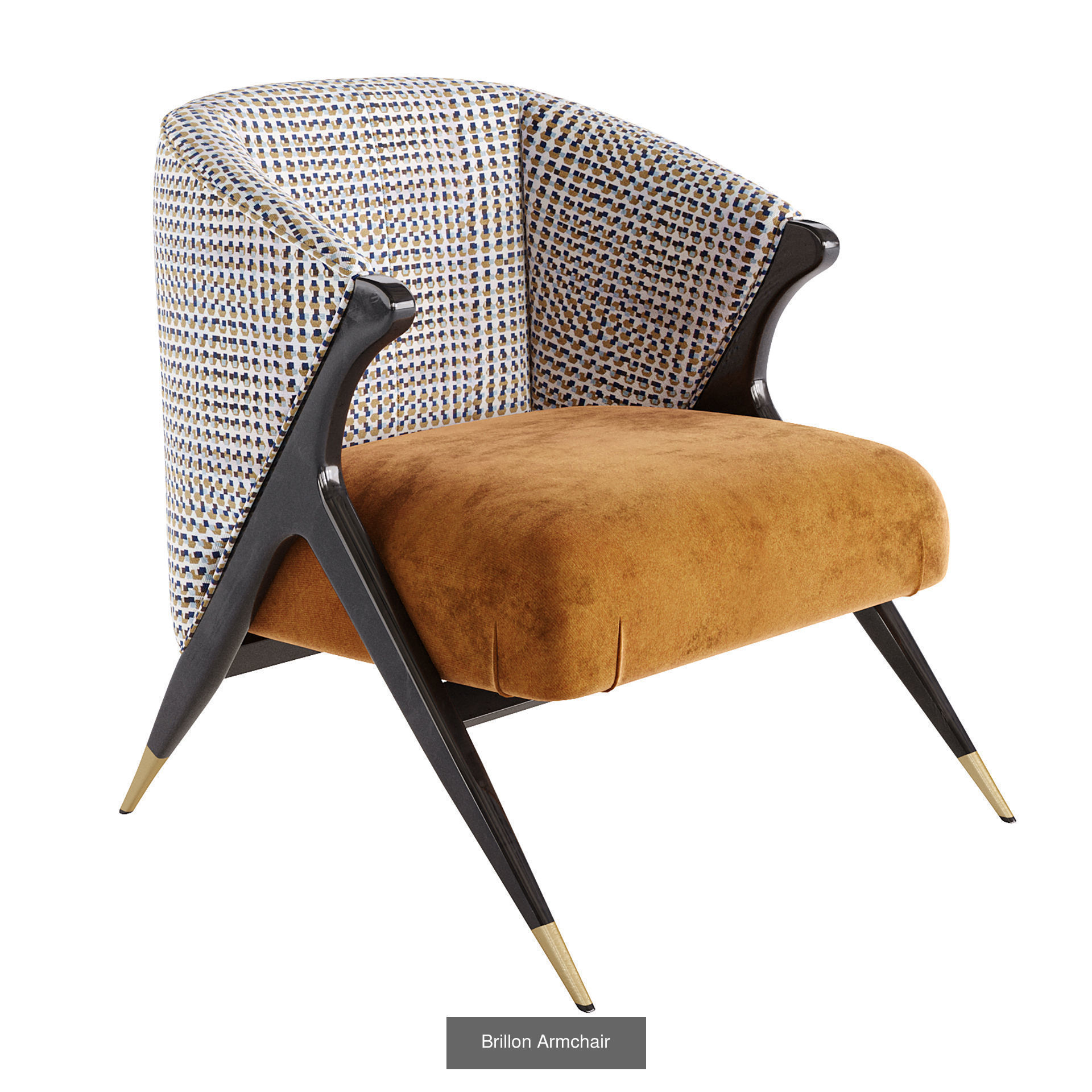 Armchair lounge set by Vical Home 3D Model Collection_3