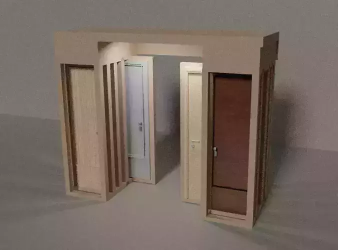 Door expositor 3D model
