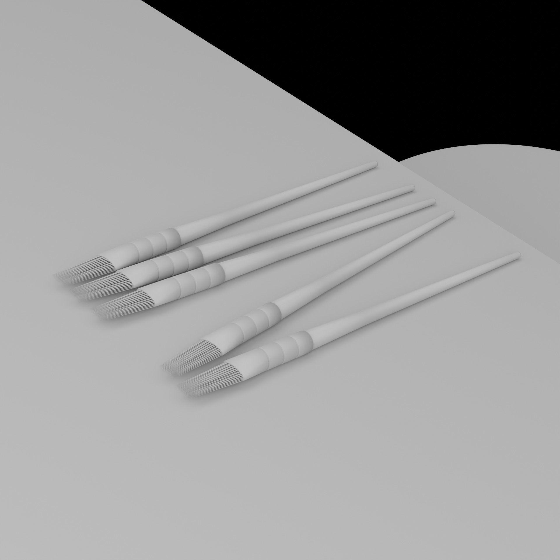 Drafting Table Low poly 3D model Low-poly 3D model_37