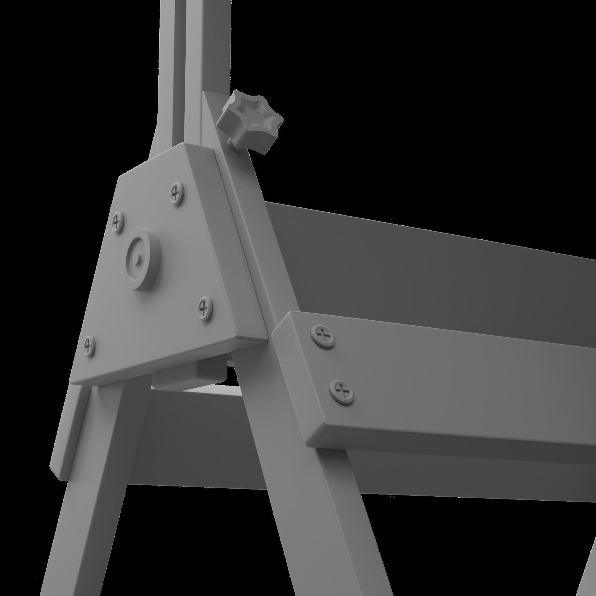 Drafting Table Low poly 3D model Low-poly 3D model_58