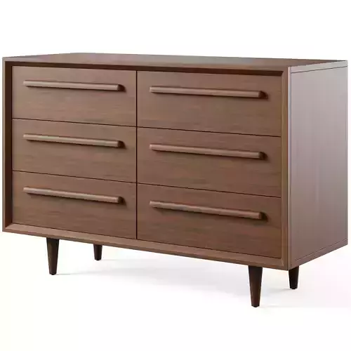 Tatum Kids 6-Drawer Wide Dresser