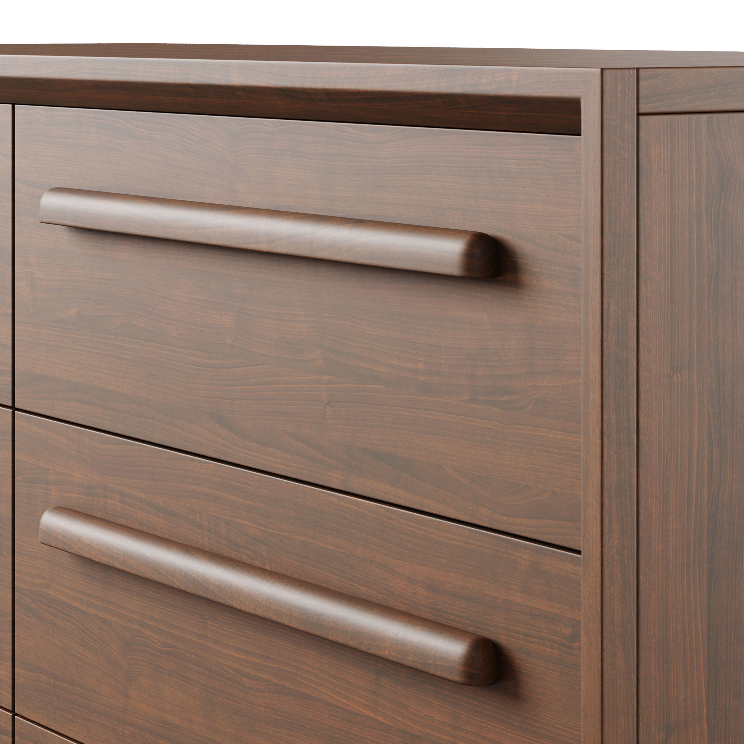 Tatum Kids 6-Drawer Wide Dresser 3D model_2