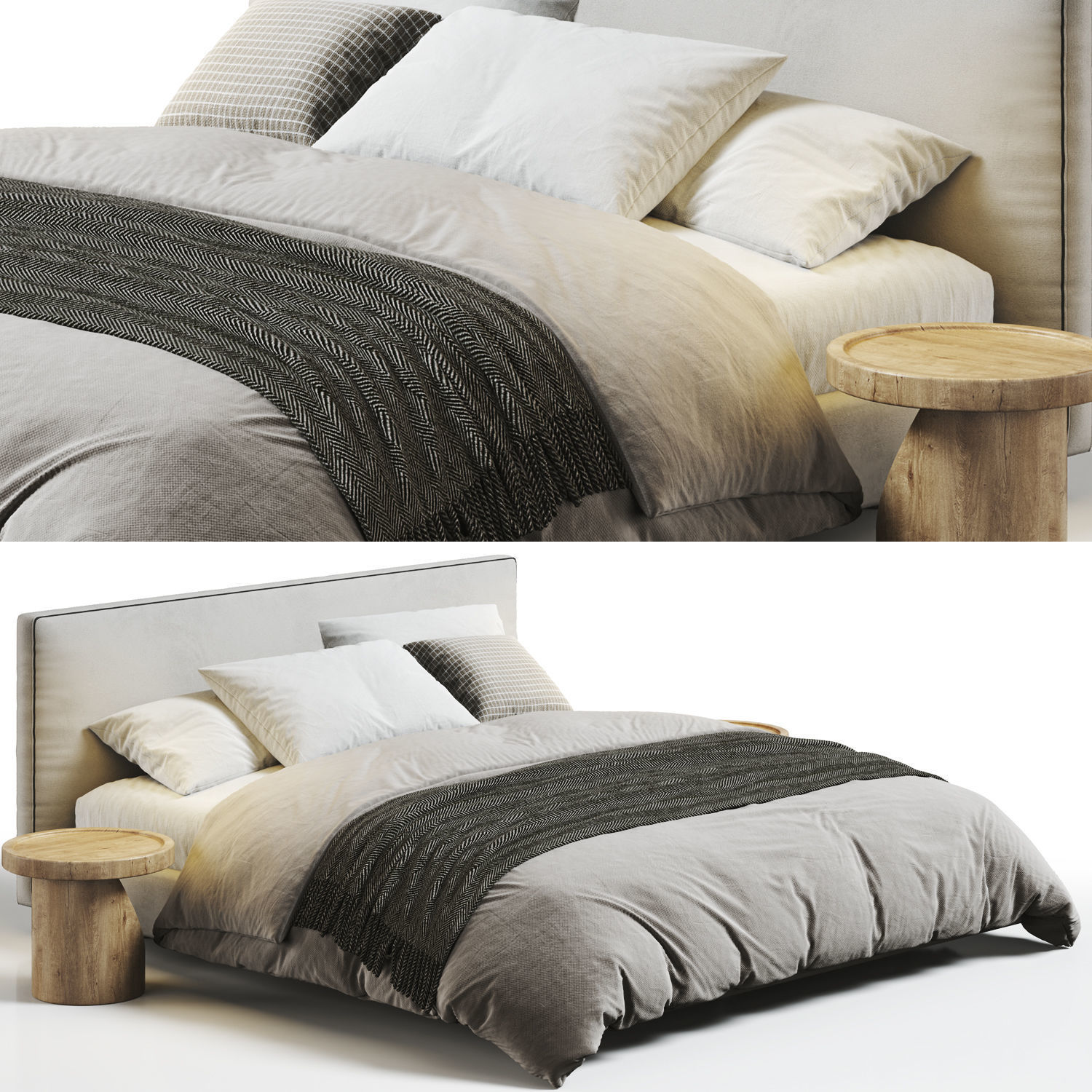 Richard Bed 3D model_1