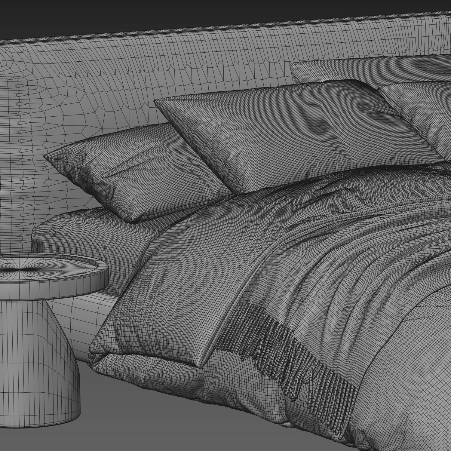 Richard Bed 3D model_2