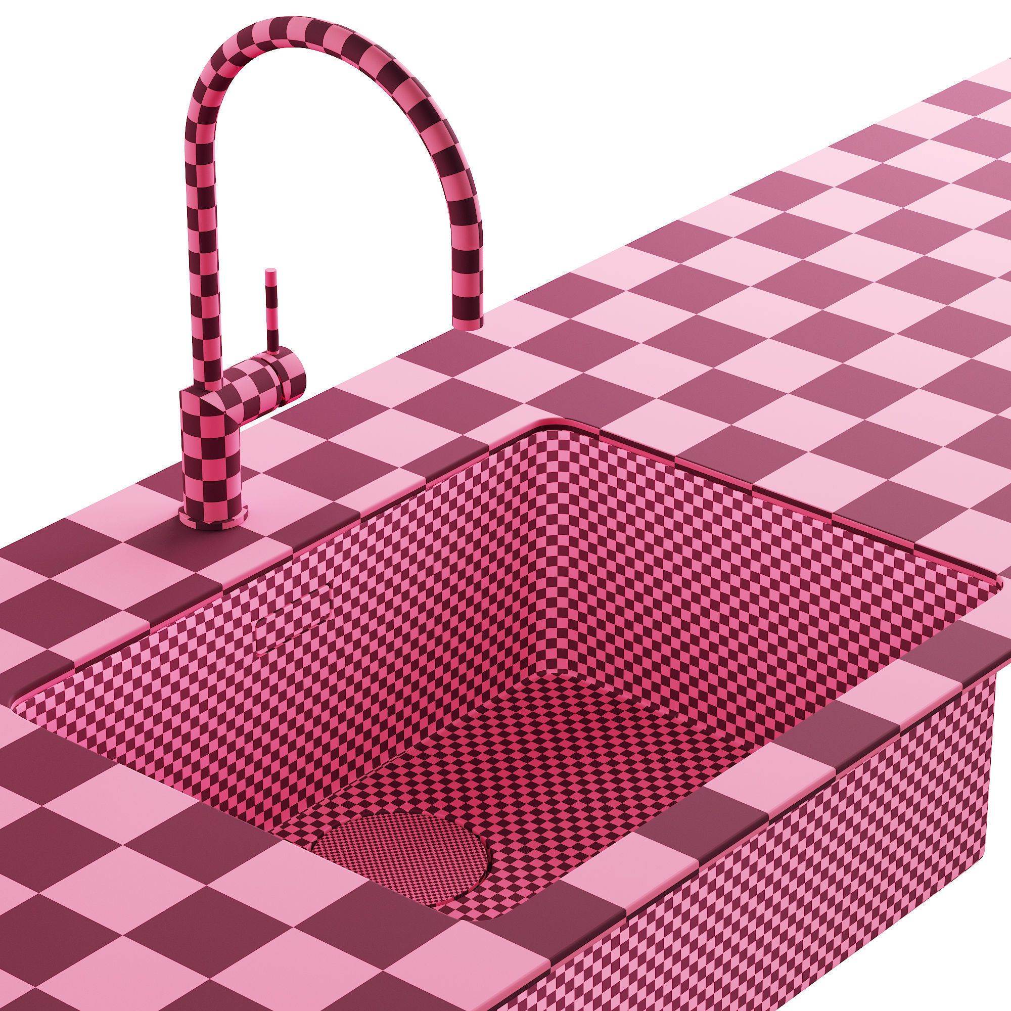 101 FRANKE Mythos MYX with Rhythm kitchen faucet 3D model_5