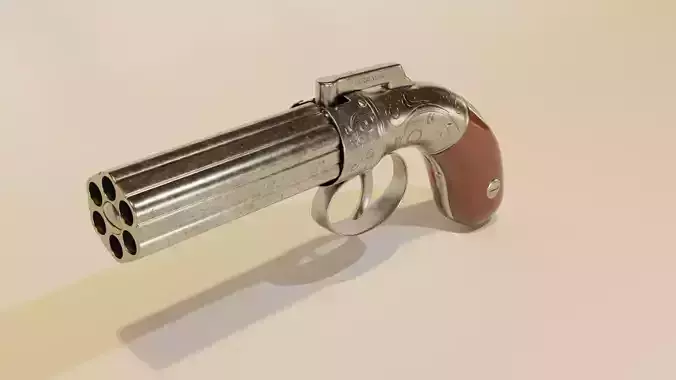 Pepperbox Derringer 3D model
