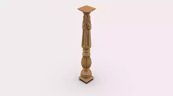 pillar design for rotary