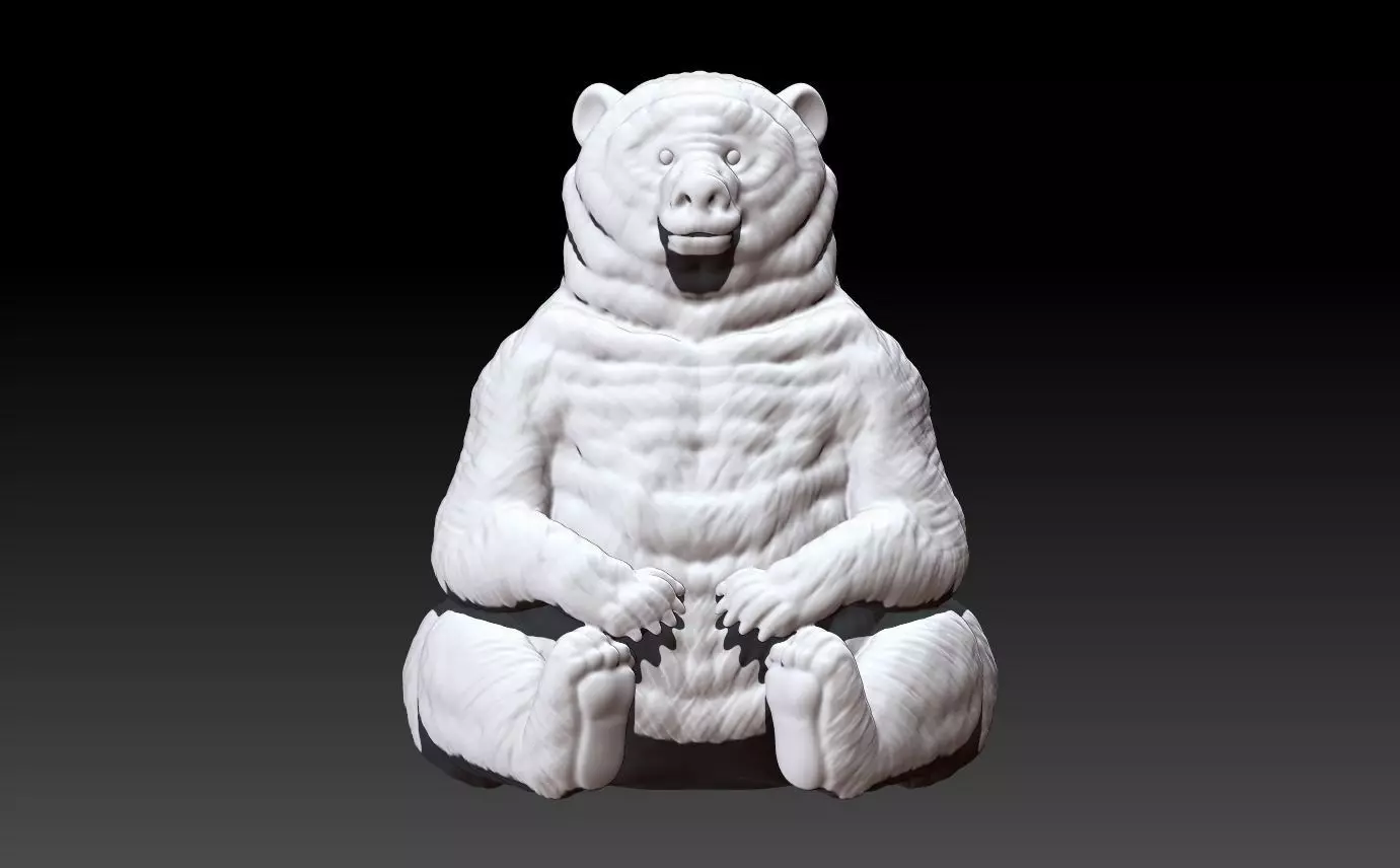 Bear beast 3D print model