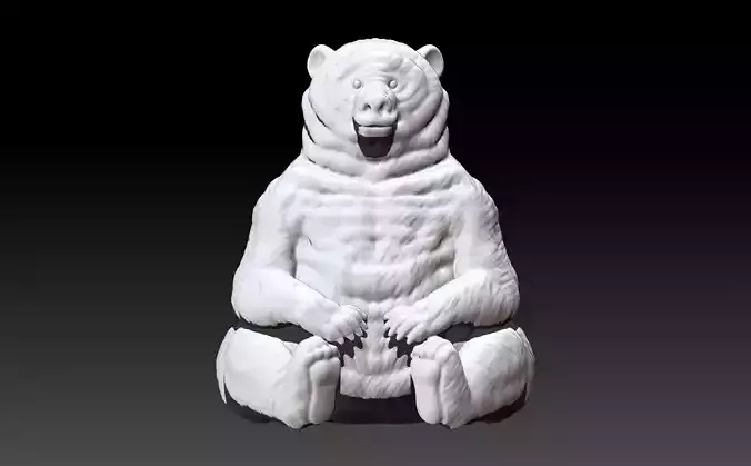 Bear beast 3D print model