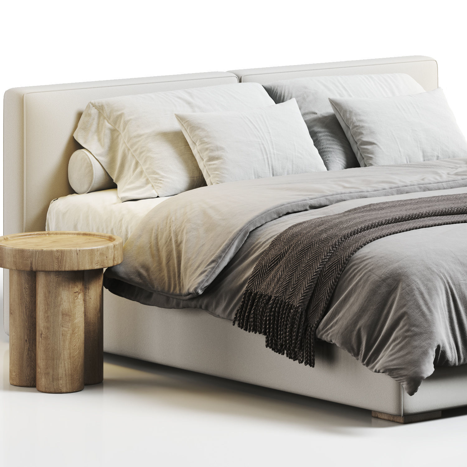 Flexteam Slim Bed 3D model_6