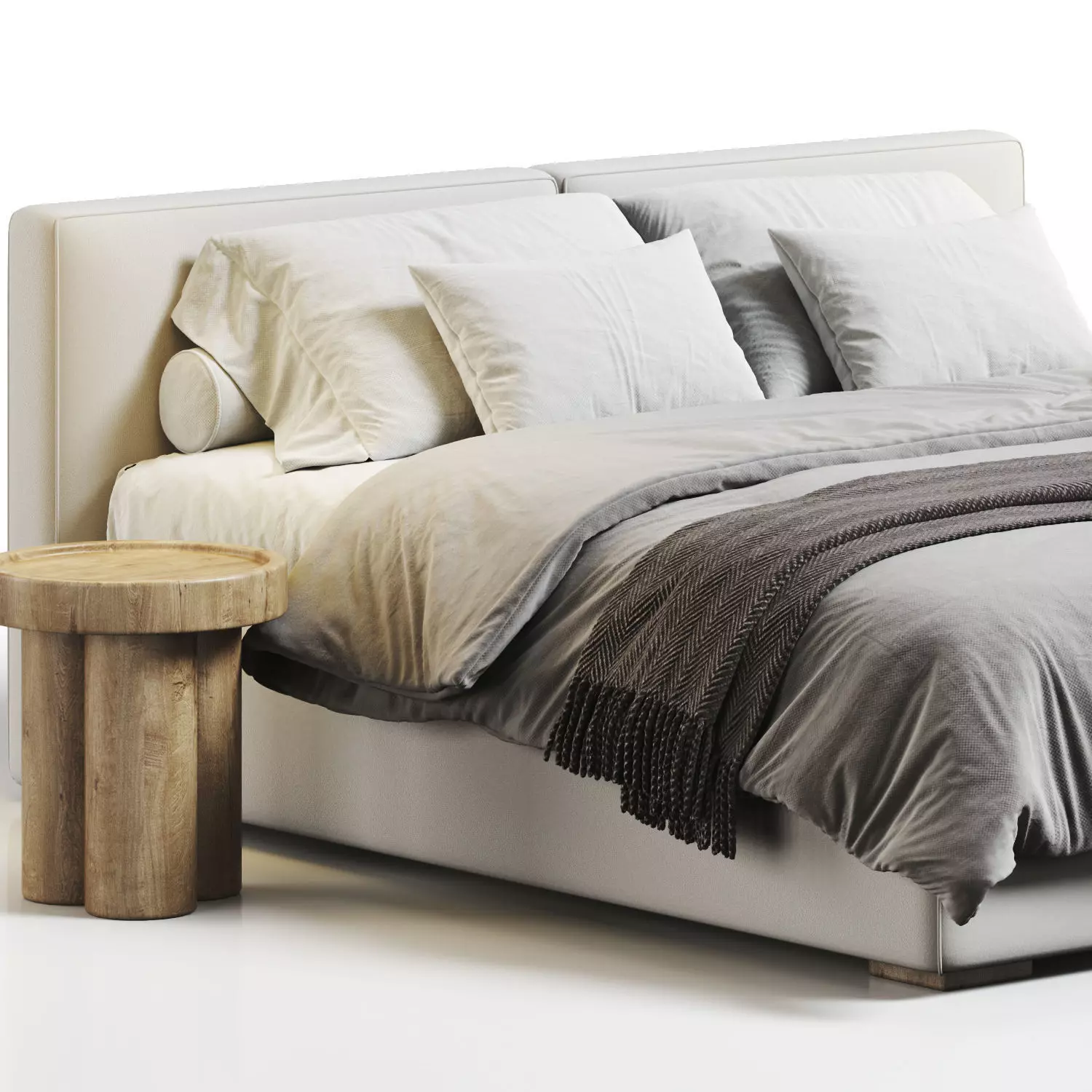 Flexteam Slim Bed 3D model_0