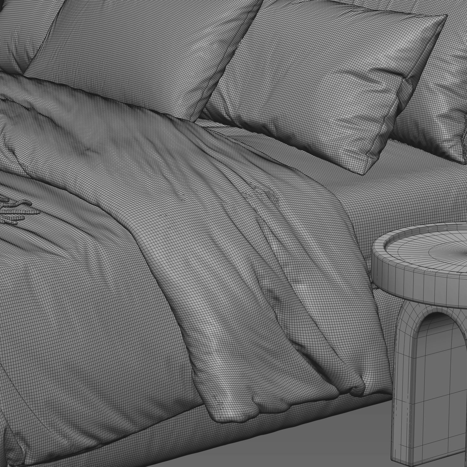 Merkurio Bed 3D model_2