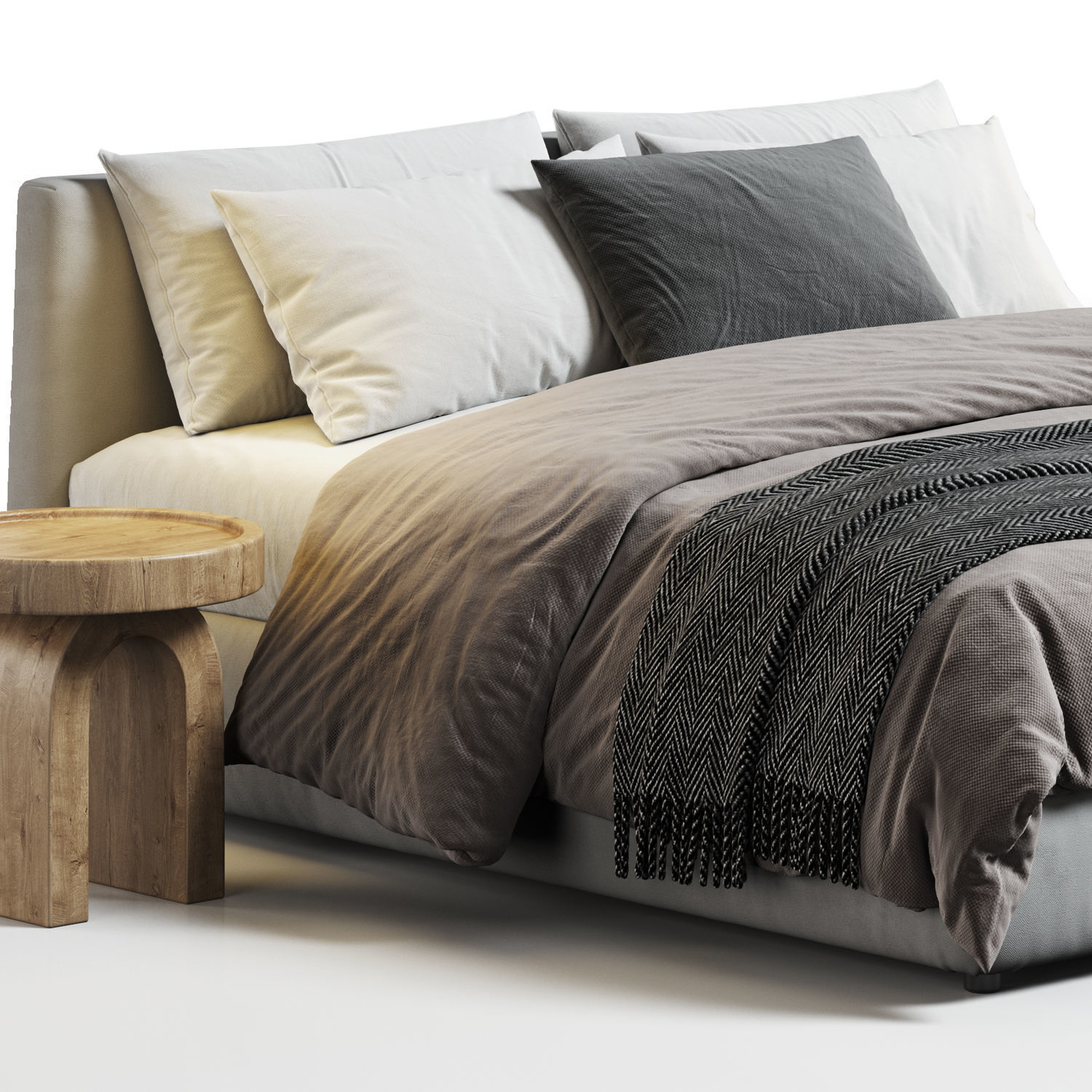 Merkurio Bed 3D model_1