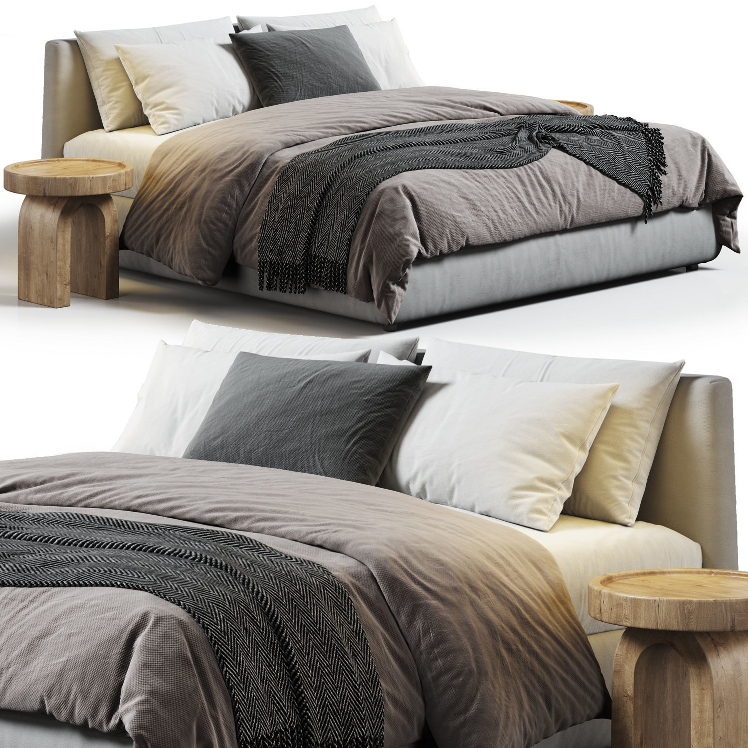 Merkurio Bed 3D model_3
