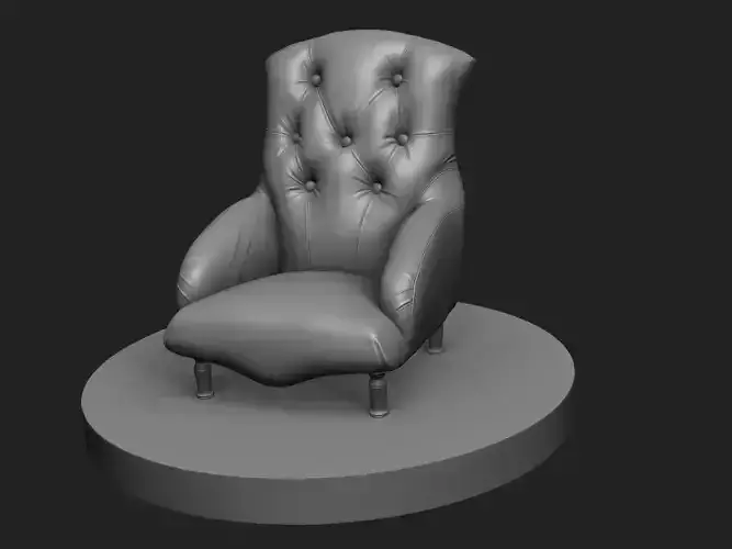 Sofa 3d model leather chair 3D model