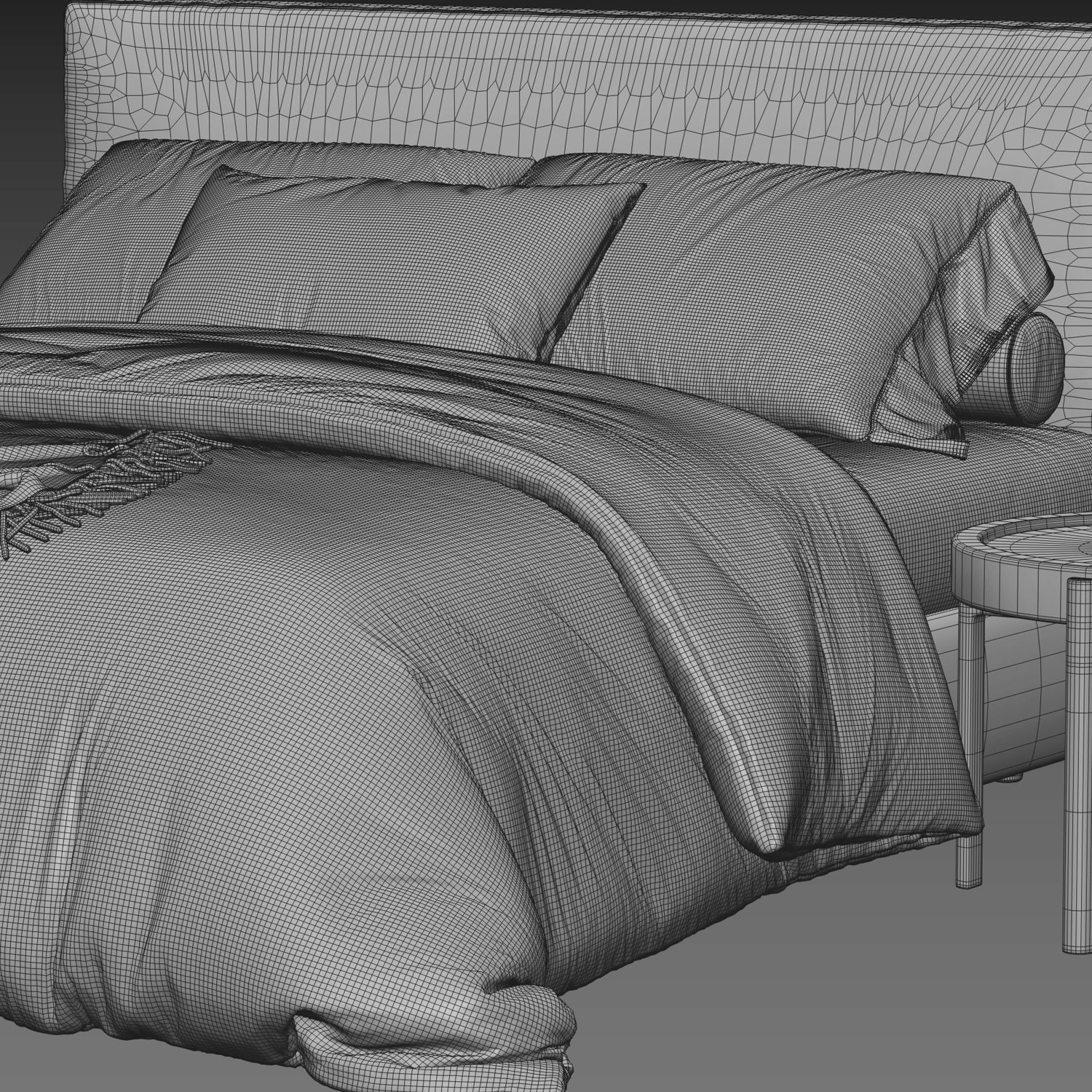 Dunvik Bed 3D model_2
