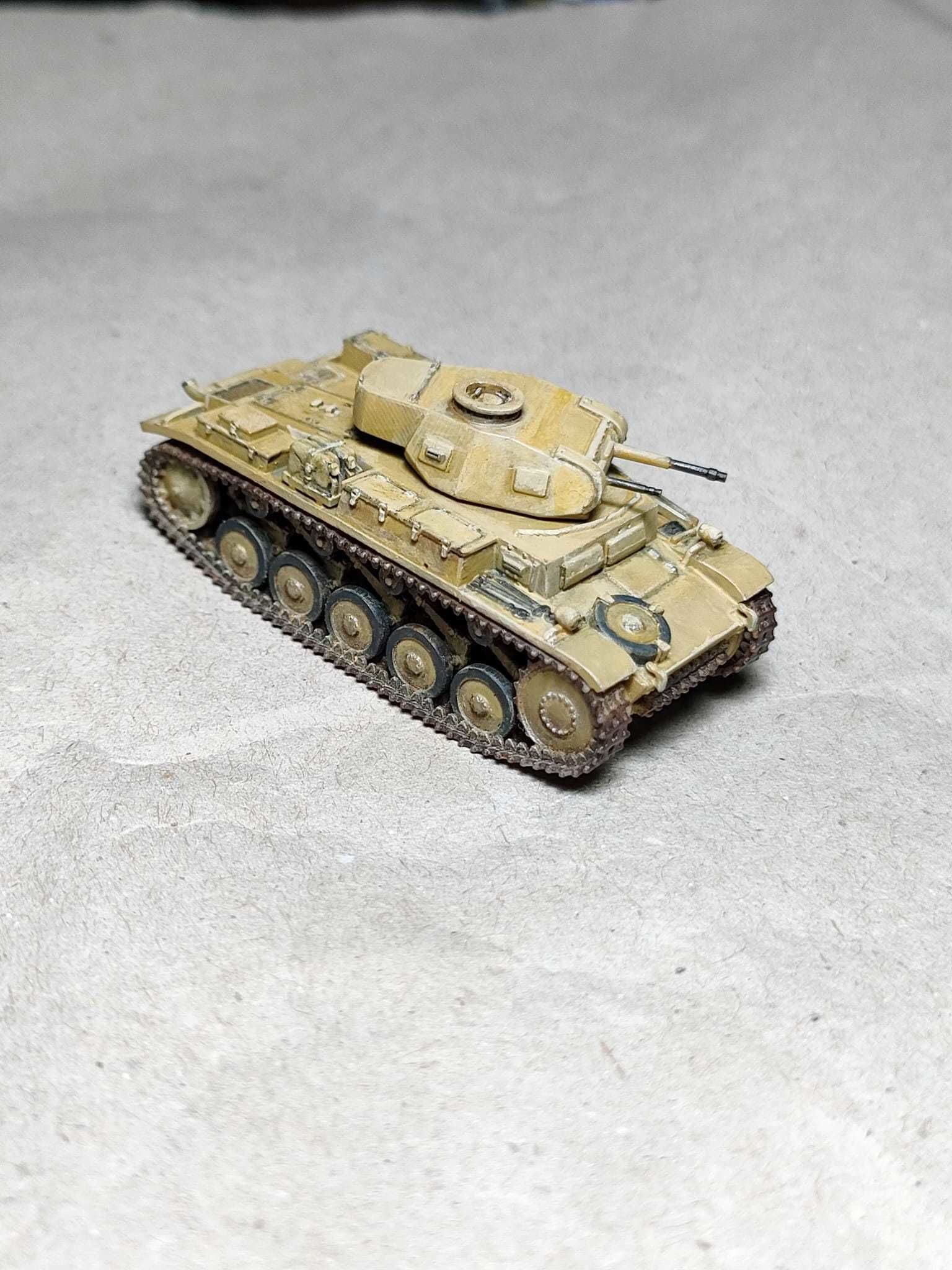 Panzerkampfwagen II Ausf F - Scale 1-100 3D print model_12