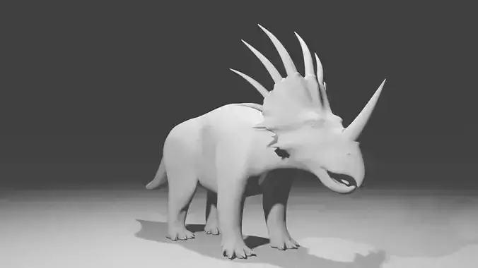 Styracosaurus Dinosaur Model