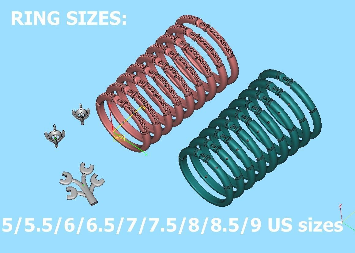 Engagement Solitaire Ring Promise Ring Own design 3dmodel 3D print model_16