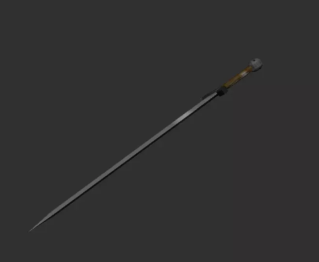 sword and scabbard - epee et Bouclier Free 3D print model