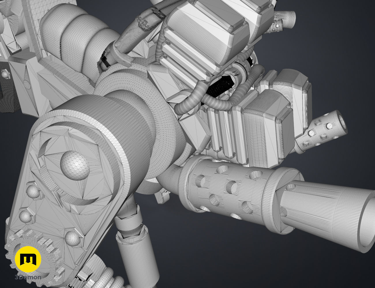 Mecha-Hunt Boyz Warparty 3D print model_27