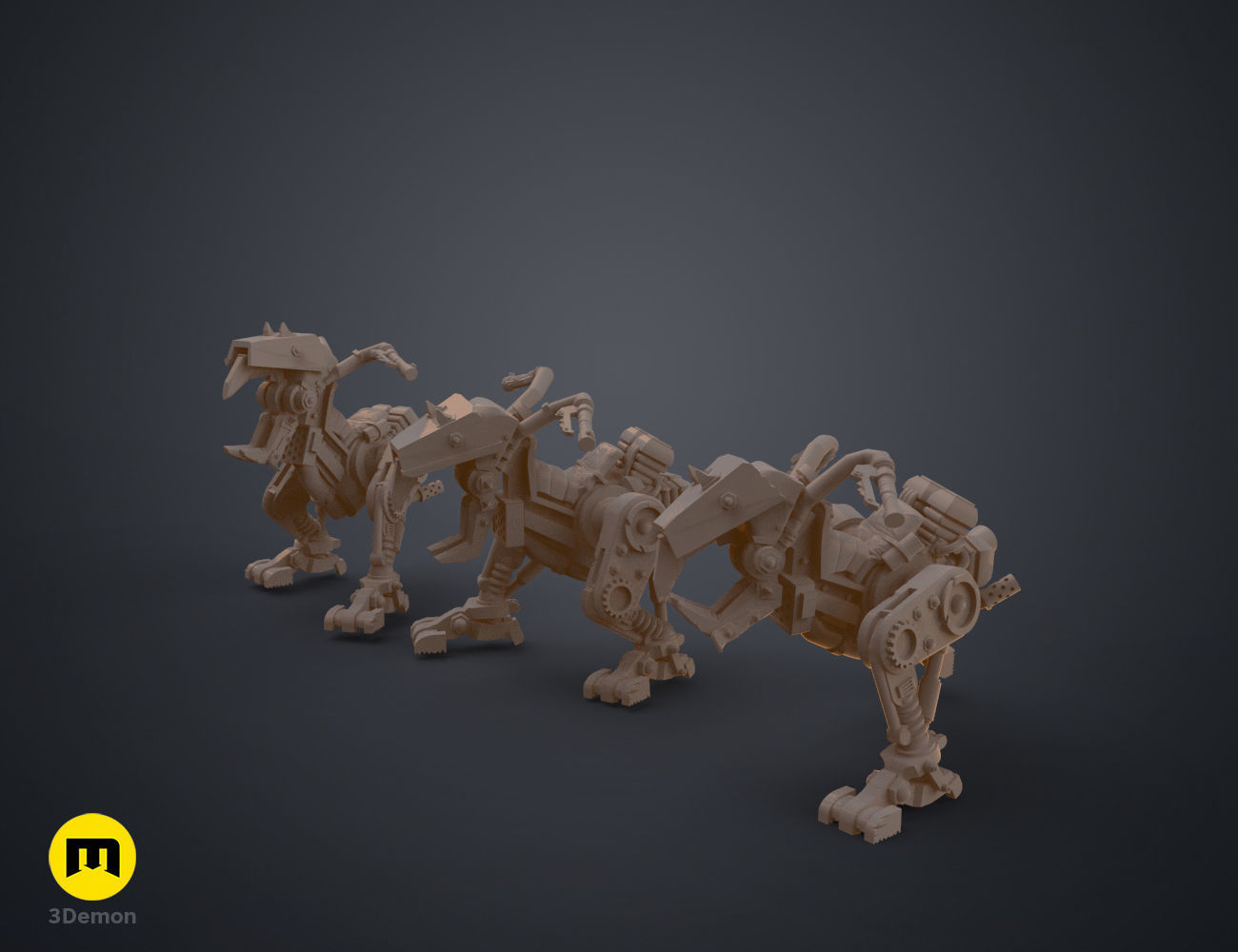 Mecha-Hunt Boyz Warparty 3D print model_25