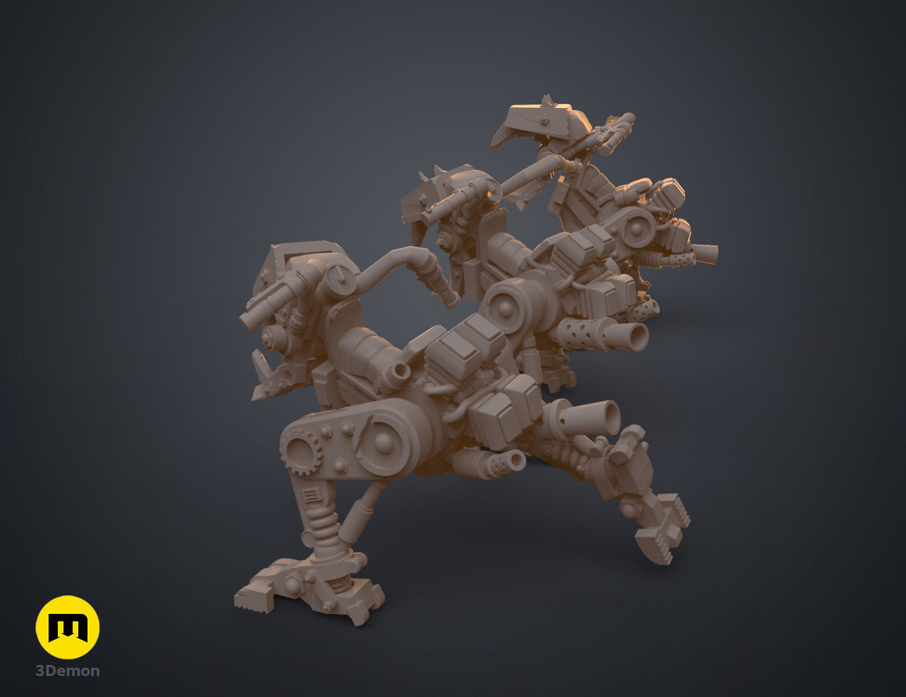 Mecha-Hunt Boyz Warparty 3D print model_21