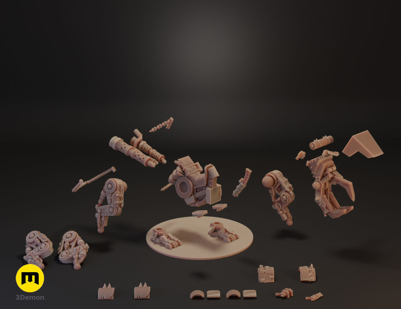 Mecha-Hunt Boyz Warparty 3D print model_4
