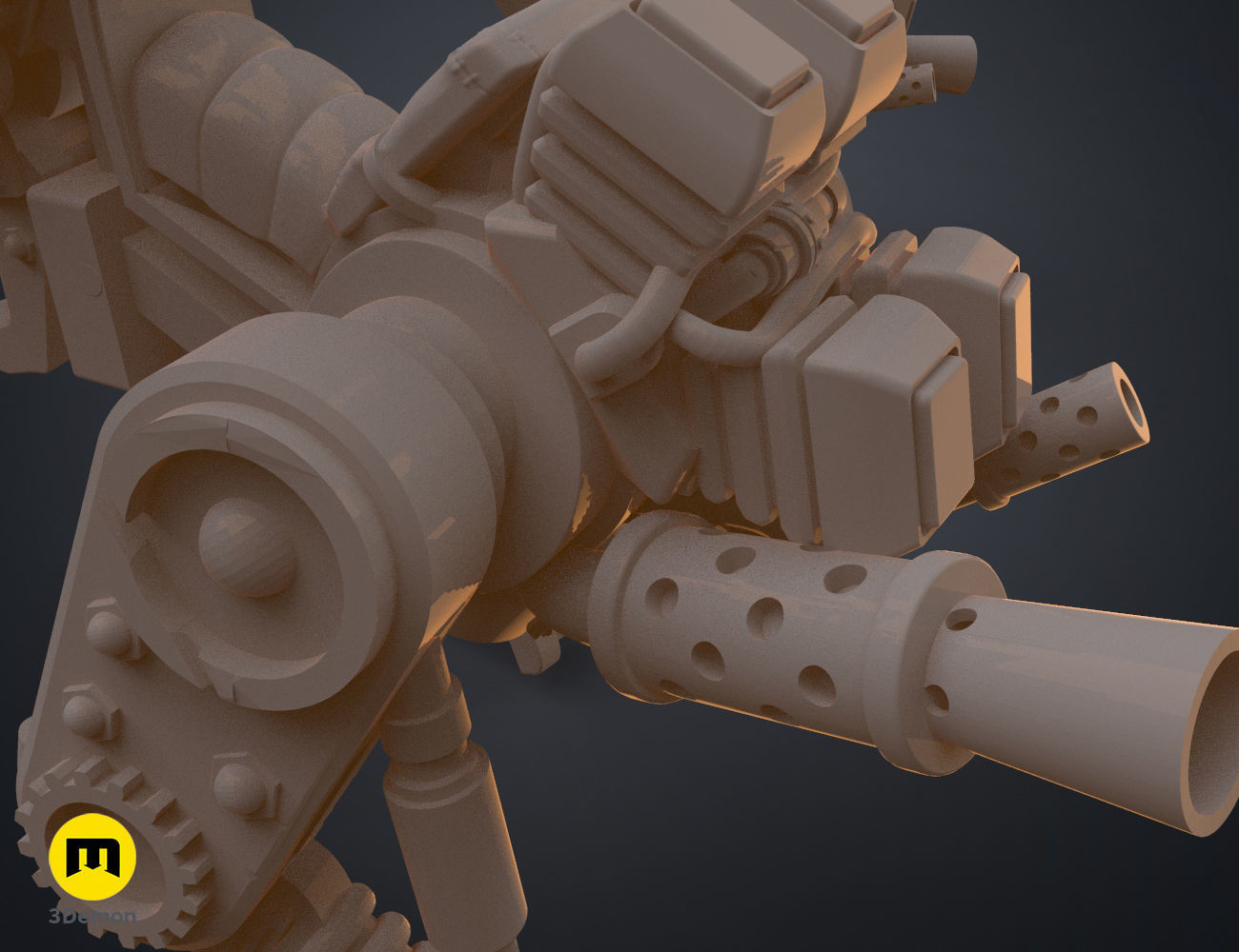 Mecha-Hunt Boyz Warparty 3D print model_26