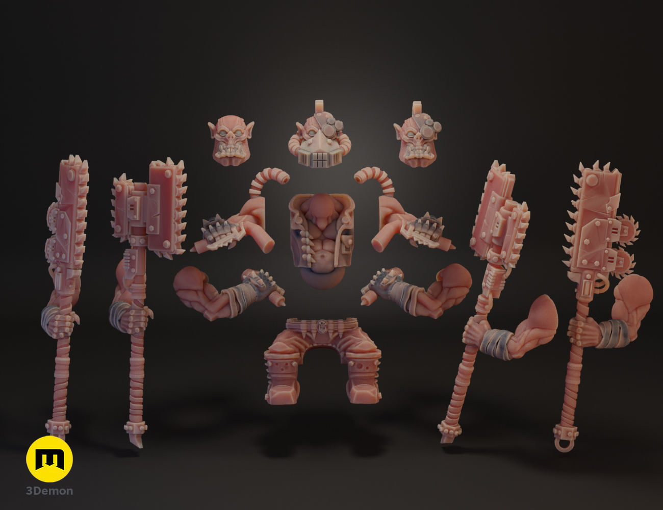 Mecha-Hunt Boyz Warparty 3D print model_6