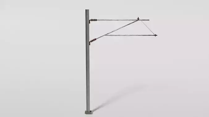  British catenary wire mast