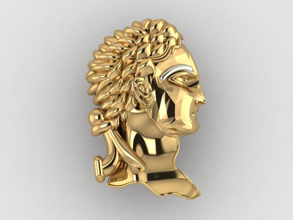 Sale A COLLECTION OF FACES AND ANIMALS 185 3D PRINT PENDANT 3DM  3D print model_64