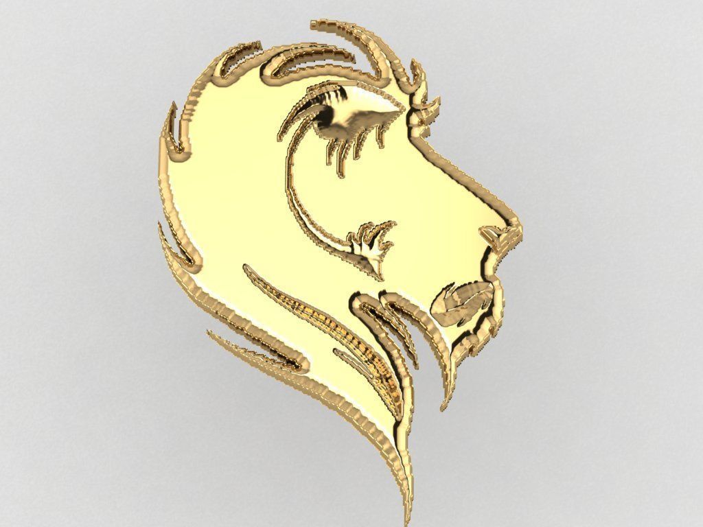 Sale A COLLECTION OF FACES AND ANIMALS 185 3D PRINT PENDANT 3DM  3D print model_109