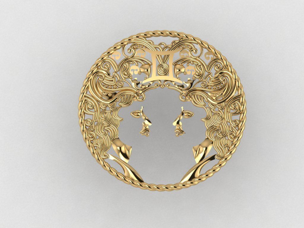 Sale A COLLECTION OF FACES AND ANIMALS 185 3D PRINT PENDANT 3DM  3D print model_63