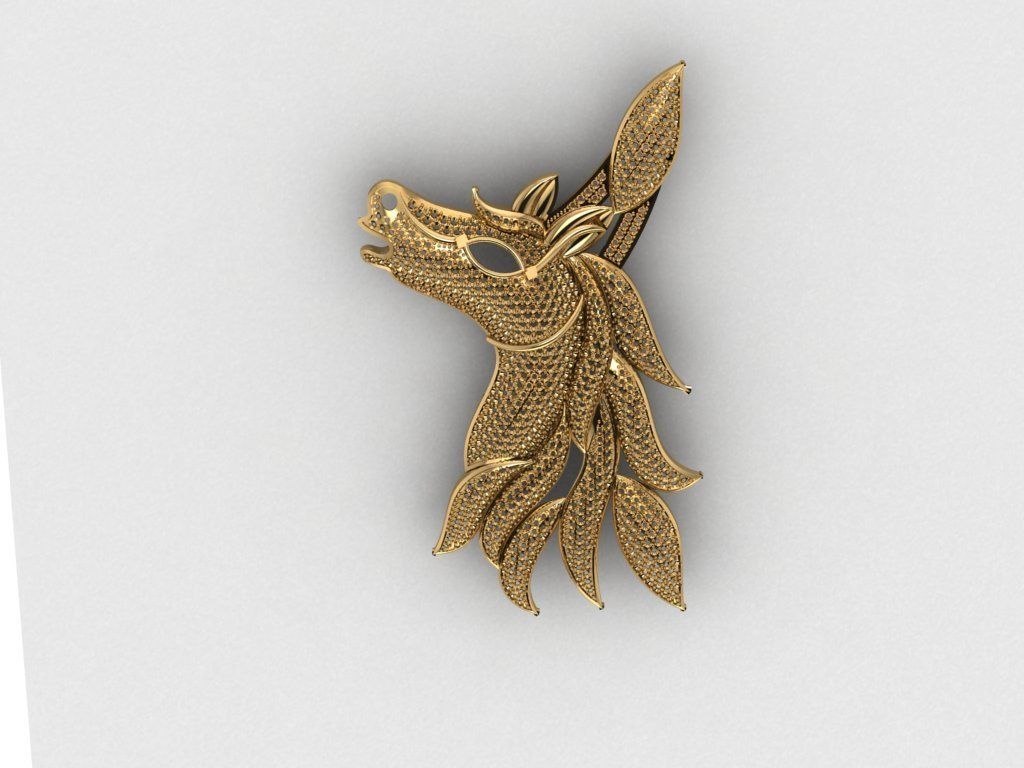 Sale A COLLECTION OF FACES AND ANIMALS 185 3D PRINT PENDANT 3DM  3D print model_3