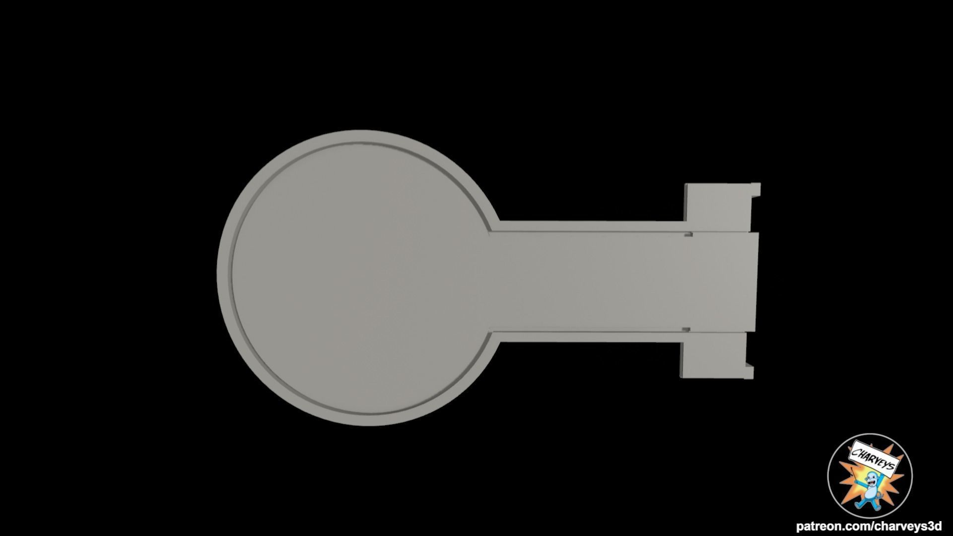 Star Wars Cloud City Landing Platform Diorama for action figures 3D print model_12