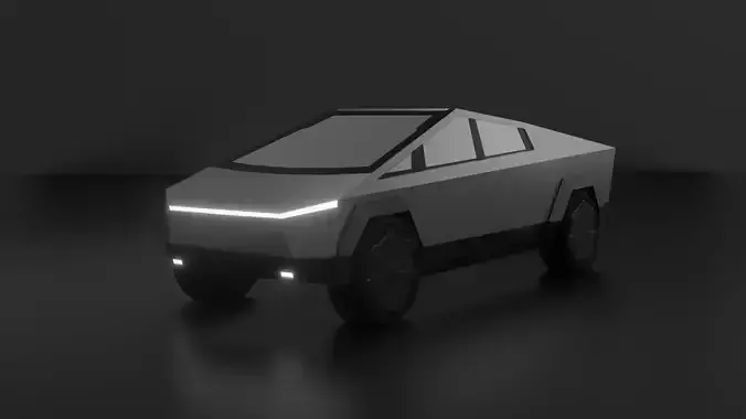 Low Poly Cybertruck