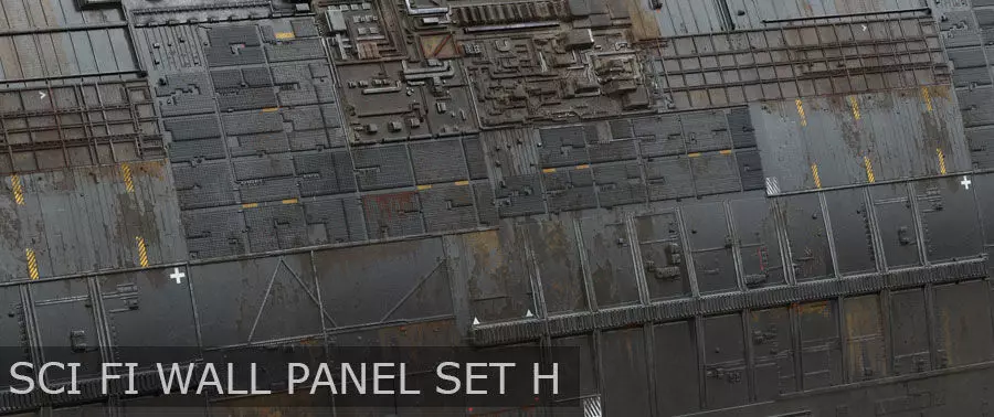 Scifi Wall Panel Texture Set G Texture Texture_0