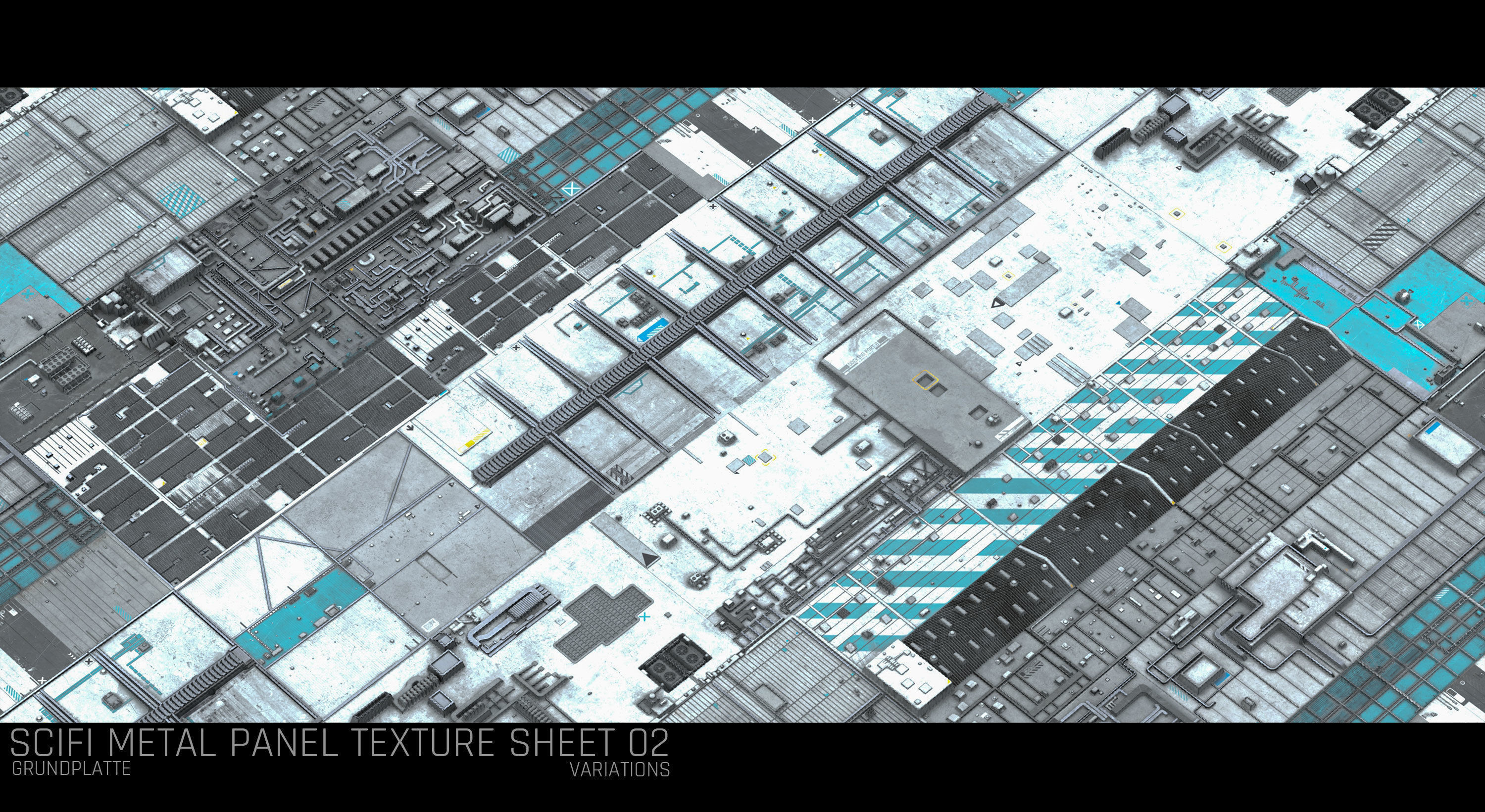 Scifi Wall Panel Texture Set G Texture Texture_11