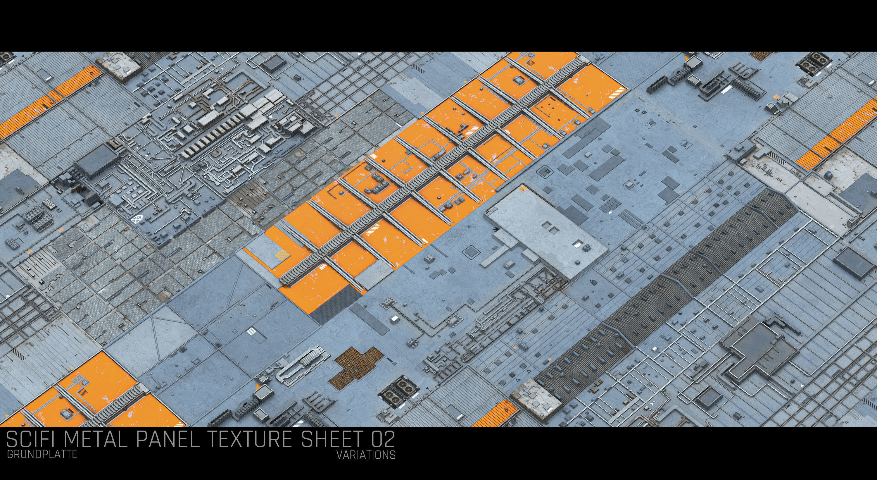 Scifi Wall Panel Texture Set G Texture Texture_10