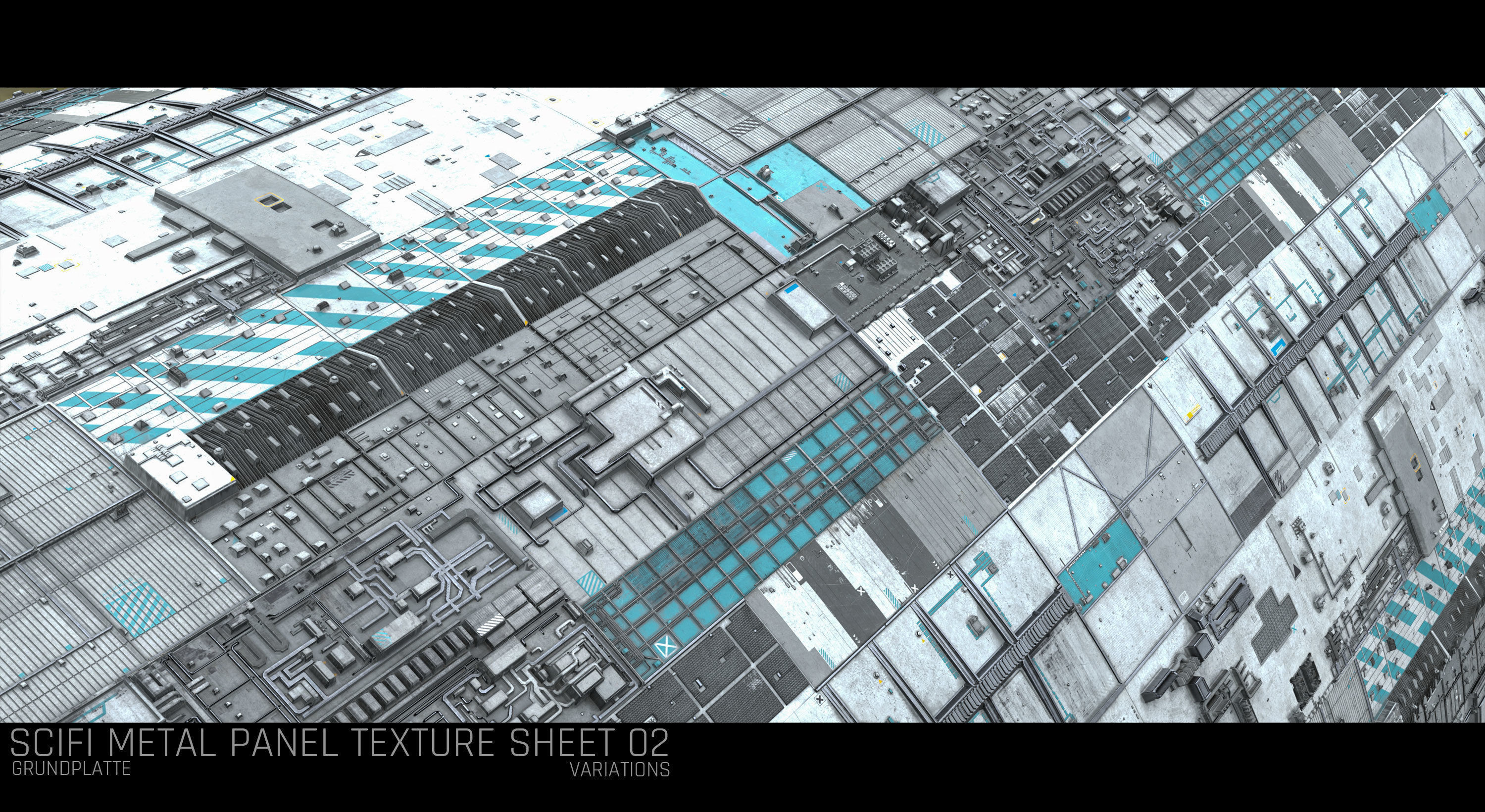 Scifi Wall Panel Texture Set G Texture Texture_8