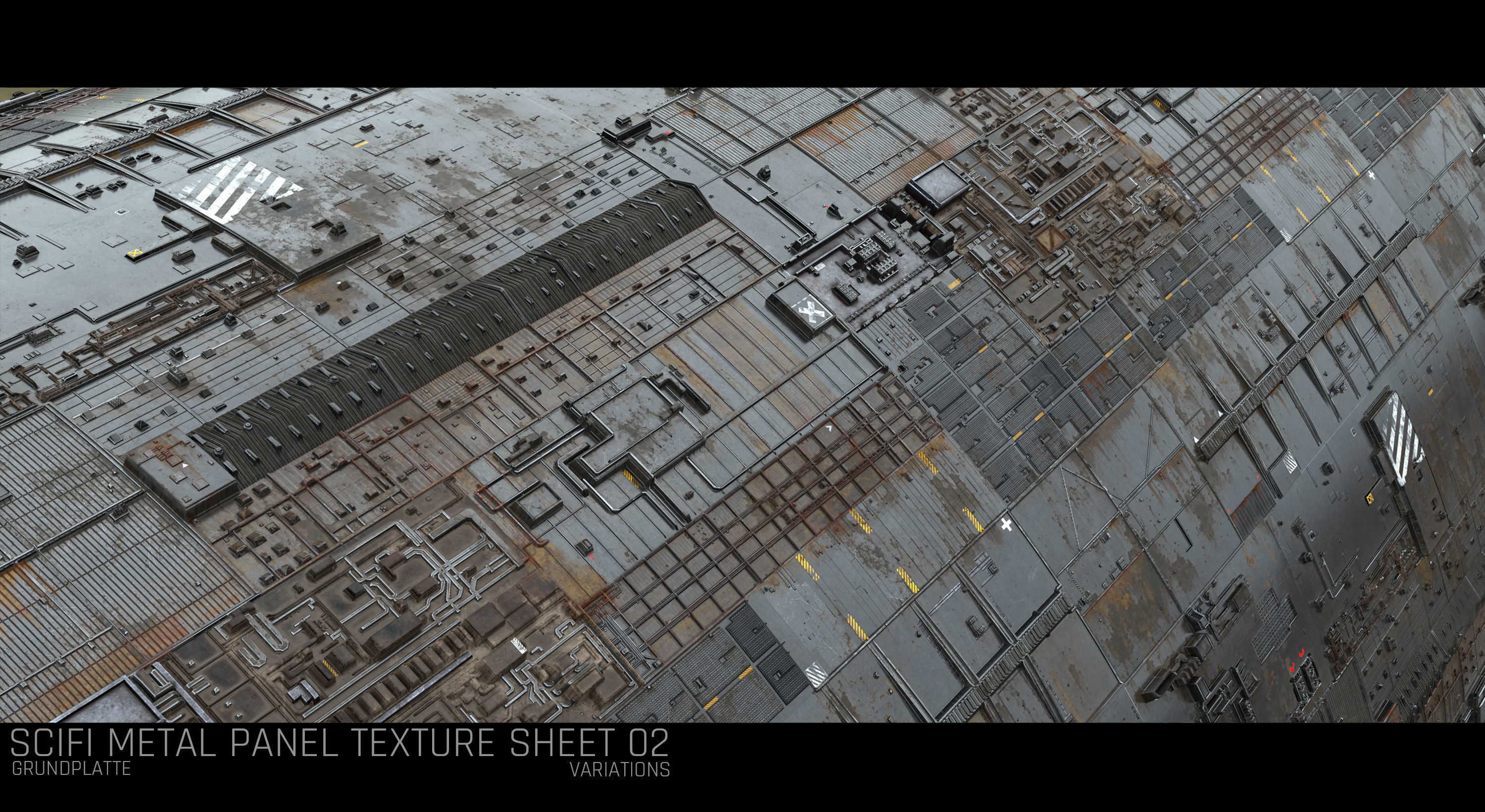 Scifi Wall Panel Texture Set G Texture Texture_9