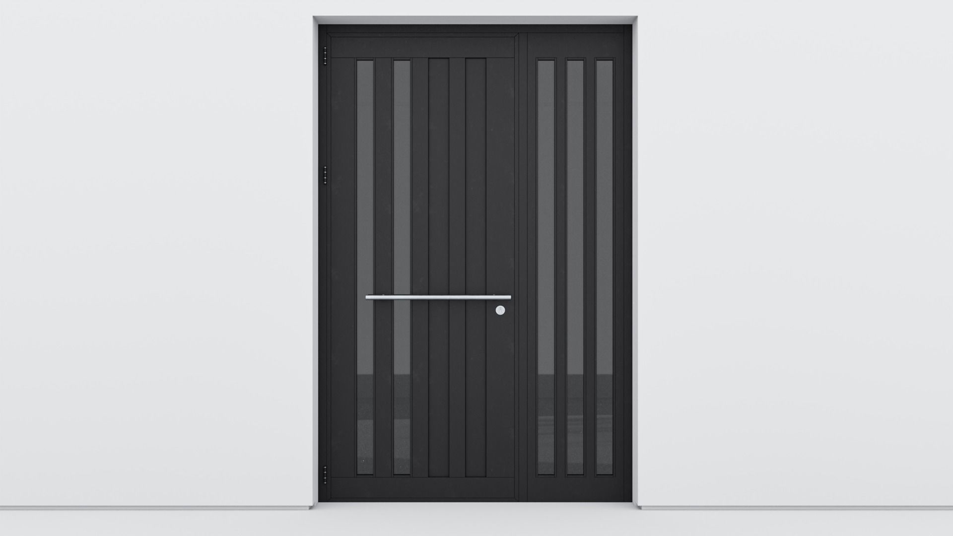 Aluminium door 278 3D model_1