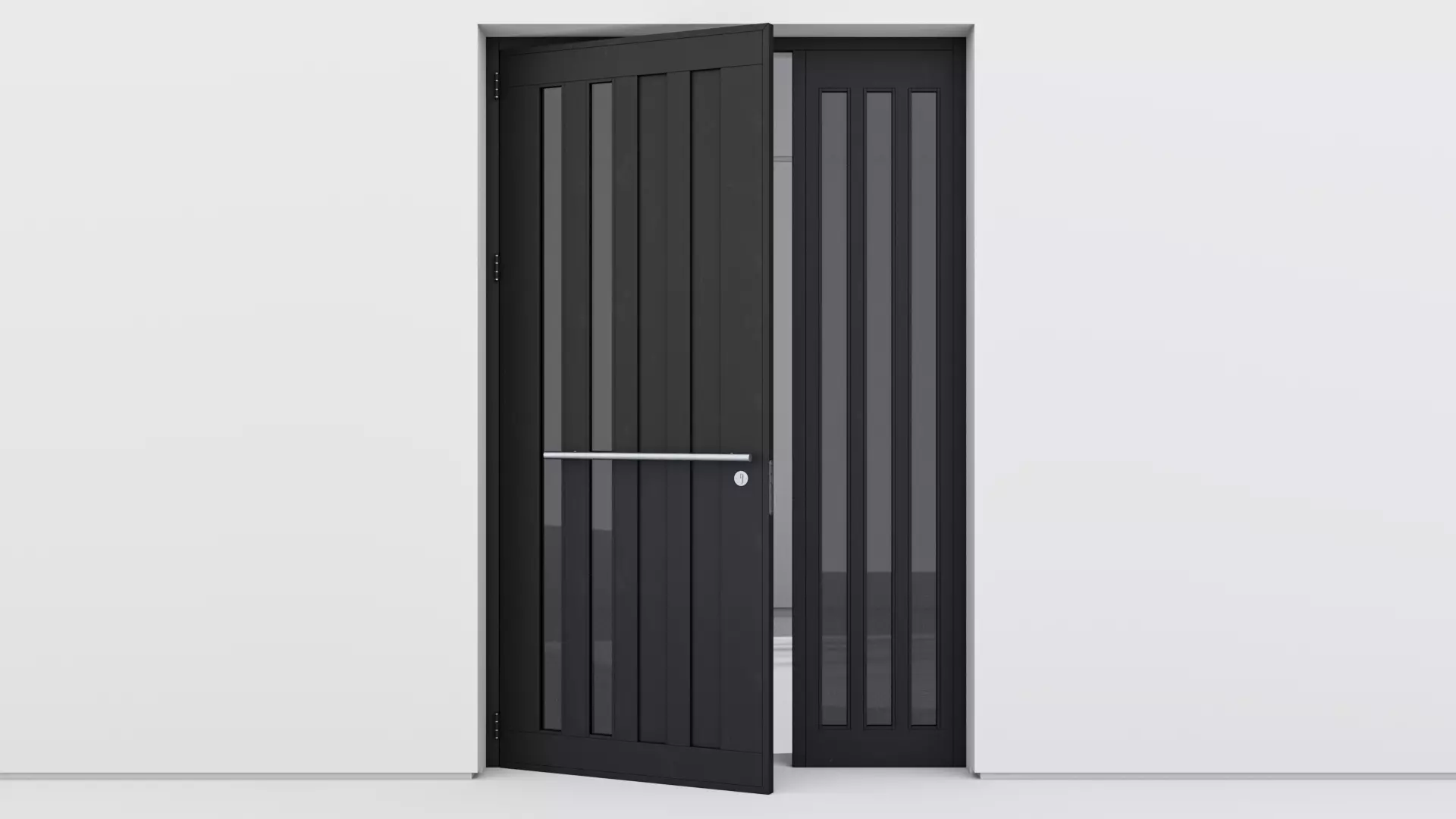 Aluminium door 278 3D model_0