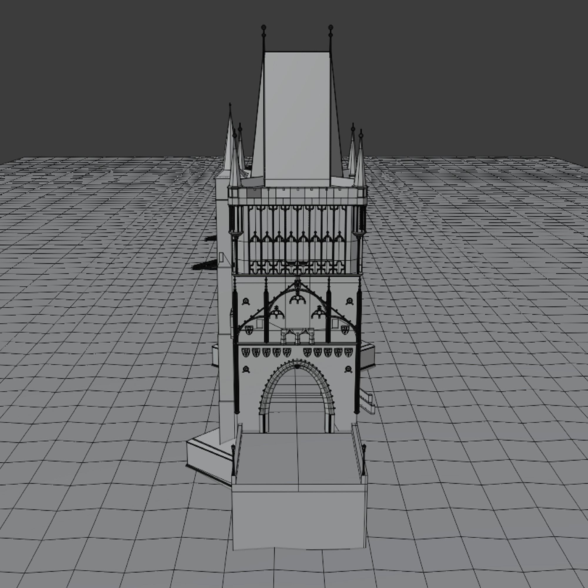 Charles Bridge 3D model_7