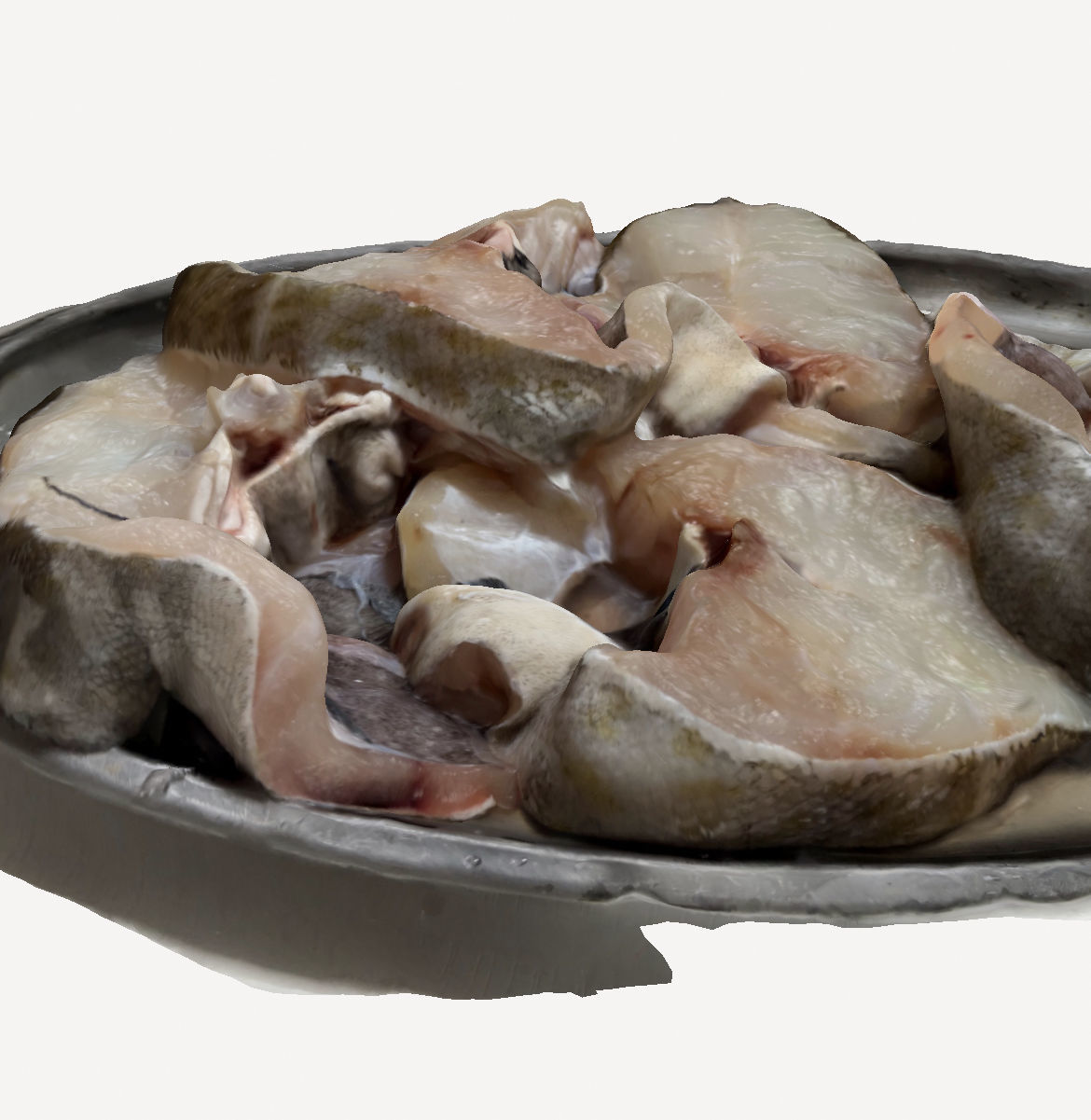 Chopped Raw Fish 3D print model_4