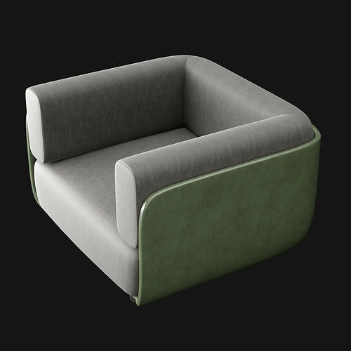 Shaal collection chair 3D model 5